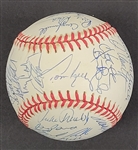 1996 Minnesota Twins Team Signed Baseball w/ Puckett Beckett LOA
