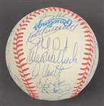 1996 Minnesota Twins Team Signed Baseball w/ Puckett Beckett LOA