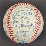 1996 Minnesota Twins Team Signed Baseball w/ Puckett Beckett LOA