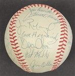 1967 Minnesota Twins Team Signed Baseball w/ Rookie Rod Carew Beckett LOA
