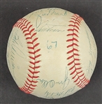 1967 Minnesota Twins Team Signed Baseball w/ Rookie Rod Carew Beckett LOA