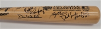 1991 Minnesota Twins Team Signed World Champions Bat w/ Puckett Beckett LOA