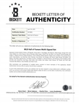 2018 Hall of Fame Induction Multi-Signed Cooperstown Bat w/ Beckett LOA
