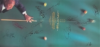 Kirby Puckett's Annual Celebrity Pool Tournament Multi-Signed 20x36 Poster & Hat w/ Kirby Puckett, Derek Jeter, Alex Rodriguez & Terry Steinbach LOA