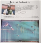 Kirby Puckett's Annual Celebrity Pool Tournament Multi-Signed 20x36 Poster & Hat w/ Kirby Puckett, Derek Jeter, Alex Rodriguez & Terry Steinbach LOA