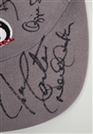 Kirby Puckett's Annual Celebrity Pool Tournament Multi-Signed 20x36 Poster & Hat w/ Kirby Puckett, Derek Jeter, Alex Rodriguez & Terry Steinbach LOA