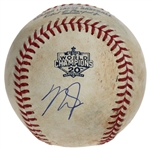 Mike Trout Game Used & Autographed Baseball from 05-06-22 Nationals @ Angels MLB