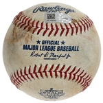 Mike Trout Game Used & Autographed Baseball from 05-06-22 Nationals @ Angels MLB
