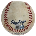 Mike Trout Game Used & Autographed Baseball from 05-06-22 Nationals @ Angels MLB
