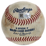 Mike Trout Game Used & Autographed Baseball from 05-06-22 Nationals @ Angels MLB