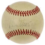 Roger Maris Autographed Official National League Baseball w/ JSA LOA