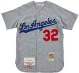 Sandy Koufax Autographed LA Dodgers Mitchell & Ness Cooperstown Collection Flannel Jersey LE #149/169 JSA & Beckett/BAS