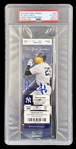 Aaron Judge RARE Autographed MLB Debut Game, 1st Hit, 1st Home Run Full Ticket 8/13/16 PSA/DNA Fanatics MLB Authentication