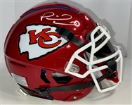 Patrick Mahomes Autographed Unique Super Bowl LIV Full Size Authentic Helmet Beckett