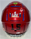 Patrick Mahomes Autographed Unique Super Bowl LIV Full Size Authentic Helmet Beckett