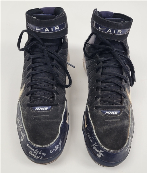 Torii Hunter 2006 Minnesota Twins Game Used & Autographed Cleats Worn When Hitting a Grand Slam w/ JT Sports COA