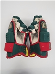 Mikko Koivu 2011-12 Minnesota Wild Game Used Gloves w/ Wild LOA