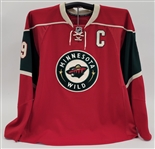 Mikko Koivu 2011-12 Minnesota Wild Player Media Tour Worn Jersey w/ MeiGray LOA