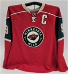 Mikko Koivu 2008-09 Minnesota Wild Game Used & Autographed Jersey w/ Wild LOA