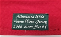 Mikko Koivu 2008-09 Minnesota Wild Game Used & Autographed Jersey w/ Wild LOA