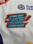 Nick Peterson 2012 Orlando Solar Bears Opening Night Game Used Jersey Worn During First Goal w/ MeiGray LOA