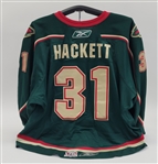Matt Hackett 2010-11 Houston Aeros Game Used Jersey w/ Aeros LOA