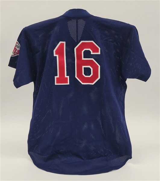 Dan Serafini 1998 Minnesota Twins Game Used BP Jersey