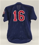 Dan Serafini 1998 Minnesota Twins Game Used BP Jersey
