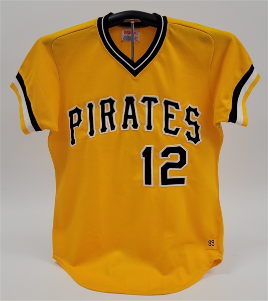 Brian Harper 1983 Pittsburgh Pirates Game Used Jersey