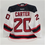 Ryan Carter 2014-15 New Jersey Devils Game Used Jersey w/ MeiGray LOA