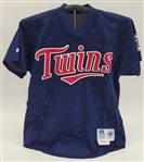 Chris Latham 1998 Minnesota Twins Game Used BP Jersey