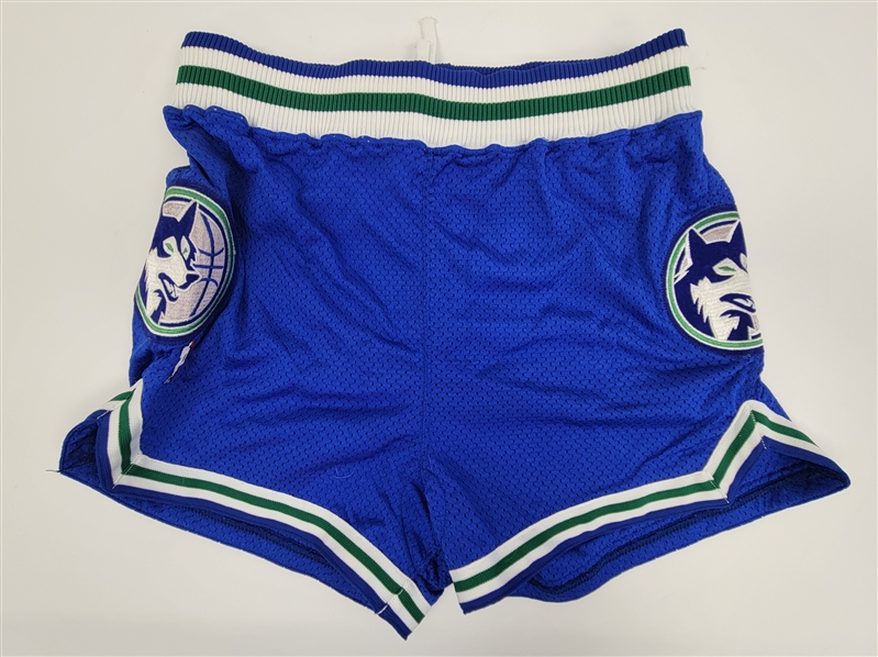 1989 Minnesota Timberwolves Inaugural Season Game Used Shorts
