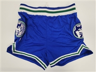 1989 Minnesota Timberwolves Inaugural Season Game Used Shorts