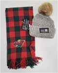 State of Hockey Love Your Melon Hat & Minnesota Wild Scarf
