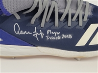 Aaron Judge 2018 Game Issued & Autographed Cleats MLB & Fanatics