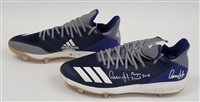 Aaron Judge 2018 Game Issued & Autographed Cleats MLB & Fanatics