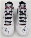 Steph Curry Autographed Under Armour Basketball Shoes w/ JSA LOA's