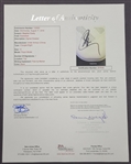 Steph Curry Autographed Under Armour Basketball Shoes w/ JSA LOA's