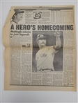 Don Mattingly Autographed Lot of (2) - 1997 Commemorative Program & Stat Sheet From Don Mattingly Day