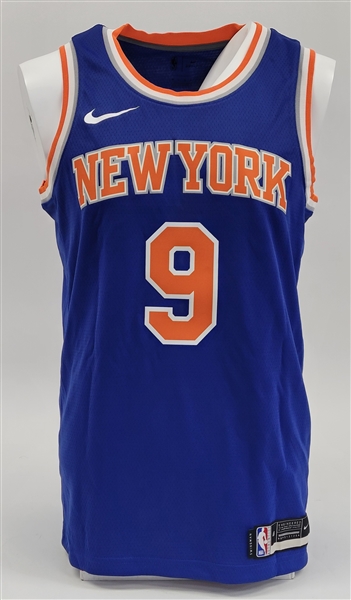 RJ Barrett Autographed & Inscribed New York Knicks Jersey Fanatics