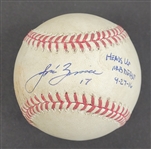 Jose Berrios Autographed Game Used Baseball From MLB Debut MLB