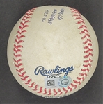 Jose Berrios Autographed Game Used Baseball From MLB Debut MLB