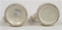 Lot of (2) 1957 & 1958 Milwaukee Braves Champion Mini Mugs