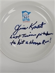 Lot of 3 Jim Kaat, Tony Oliva, & Camilo Pascual Autographed & Inscribed c. 1960s Minnesota Twins Met Stadium Medium Dishes