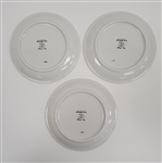 Lot of 3 Jim Kaat, Tony Oliva, & Camilo Pascual Autographed & Inscribed c. 1960s Minnesota Twins Met Stadium Medium Dishes
