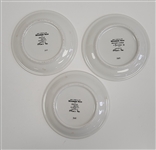 Lot of 3 Harmon Killebrew, Rod Carew, & Tony Oliva Autographed c. 1960s Minnesota Twins Met Stadium Mini Dishes