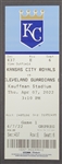 Bobby Witt Jr. 2022 MLB Debut Ticket