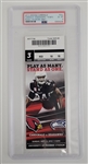 Russell Wilson 2012 NFL Debut Full Ticket PSA 6