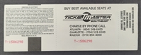 Abdullah The Butcher vs. Cactus Jack Dual Autographed 1992 Cage Match Ticket