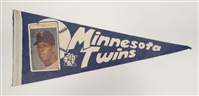 Rod Carew Vintage Minnesota Twins Photo Pennant